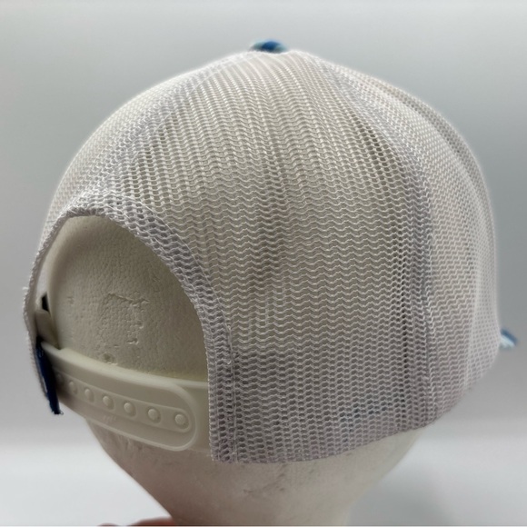 Huk Performance Men’s Head Wear Camouflage Blue Trucker Mesh SnapBack Hat OSFM - Picture 7 of 12